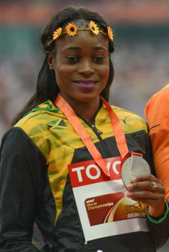Elaine Thompson during the 2015 World Championships in Athletics