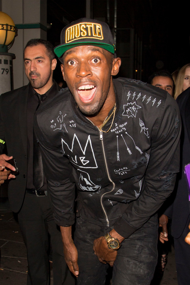 Usain Bolt enjoyed a string of nights out after the Olympics